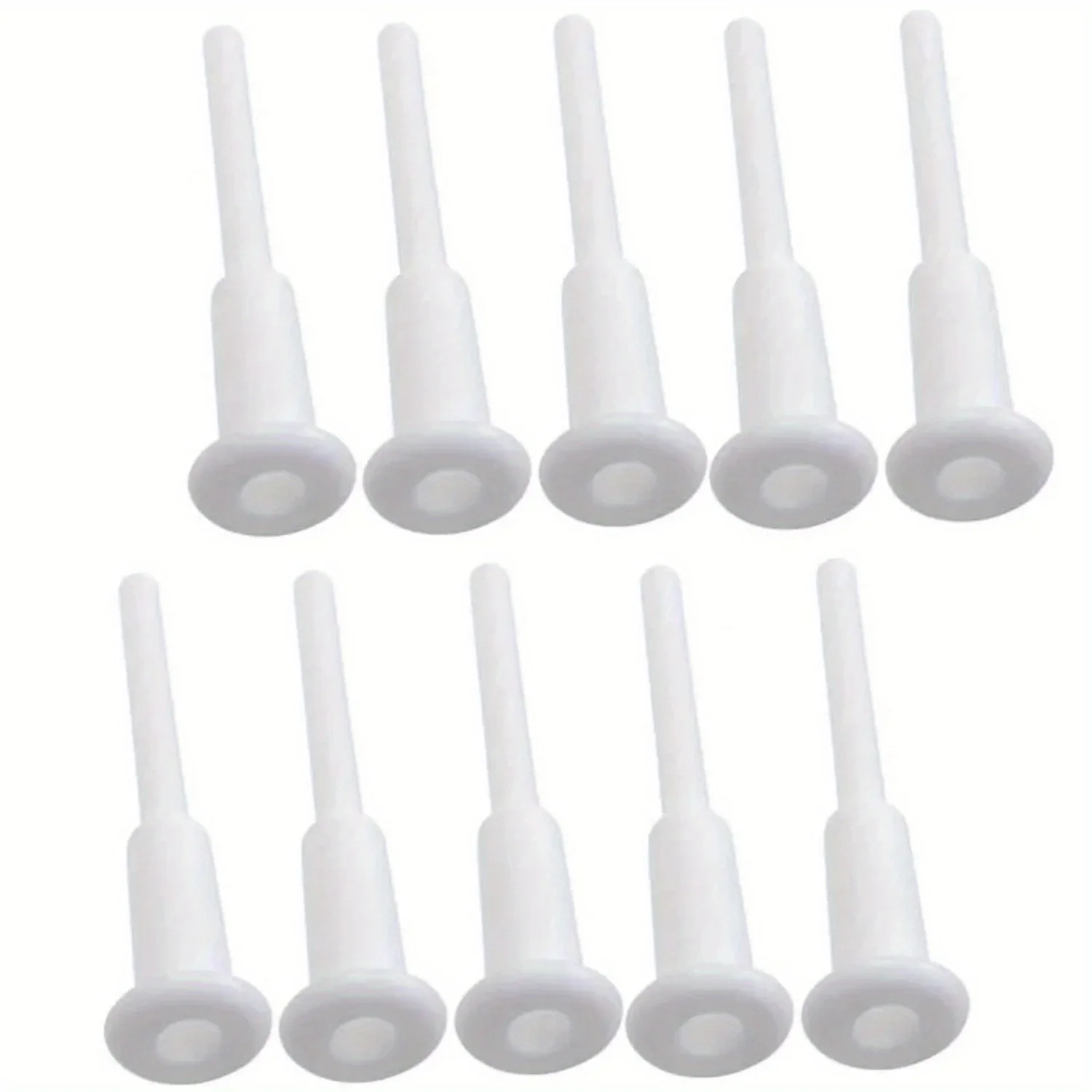 20pcs White Yoga Ball Air Plugs, Durable Fitness & Exercise Ball Valves for Enhanced Stability, Safety & Workout Use