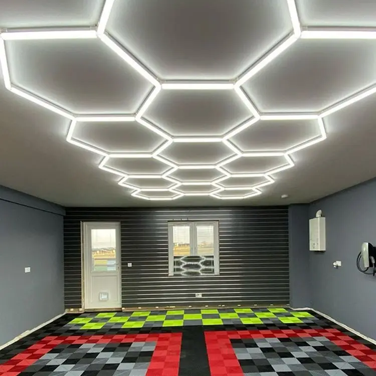 Beliebte Angepasst Hexagon Lichter Für Auto Studio Detaillierung Werkstatt  Lampe ohne Rahmen _ - AliExpress Mobile