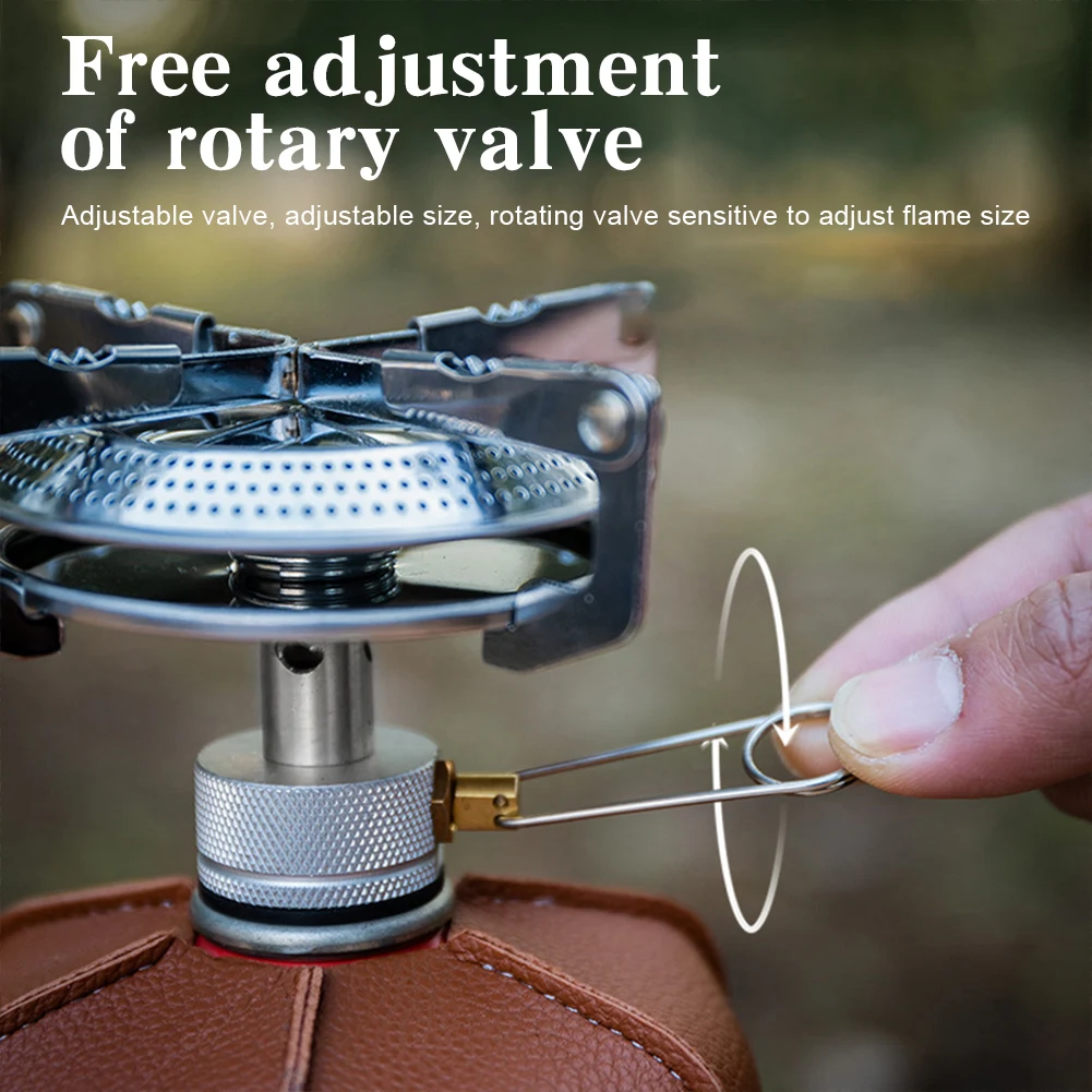 Portable Aluminum Gas Stove for Camping and Hiking
