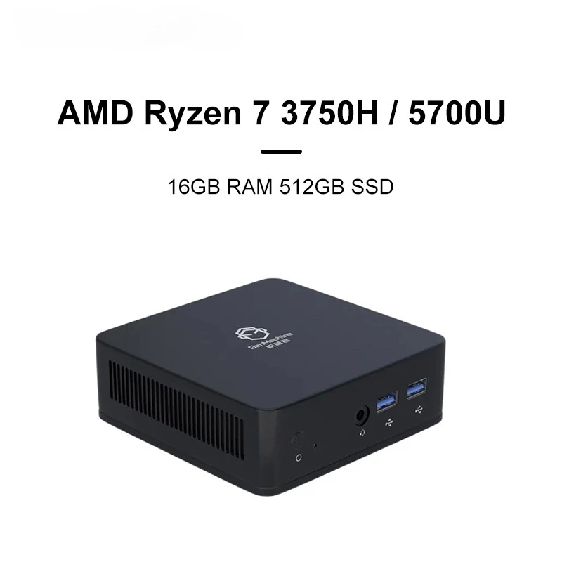 

New Mini PC AMD Ryzen 7 3750H 5700U CPU Support Windows 10/11 DDR4 16GB RAM 512GB SSD WIFI5/WIFI6 NUC Pc Gamer Mini Desktop