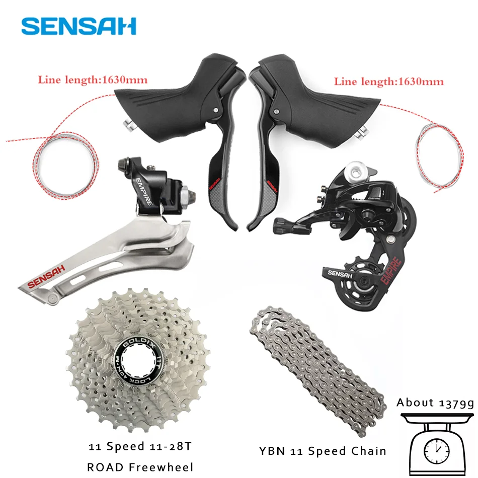 SENSAH Empire 11速 SHIMANOパーツ含むコンポーネントセット Amazon.co.jp: SENSAH(センサー) EMPIRE 11s アルミ シフト