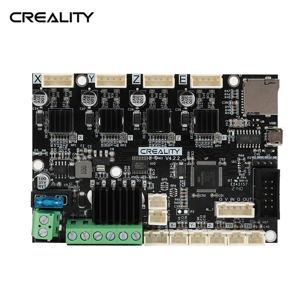 Creality-mainboard Silenciosa para Impressora 3d Placa-mãe Muda 32 Bits Tmc2208 V4.2.2 Ender3 v2 Neo Ender-3neo
