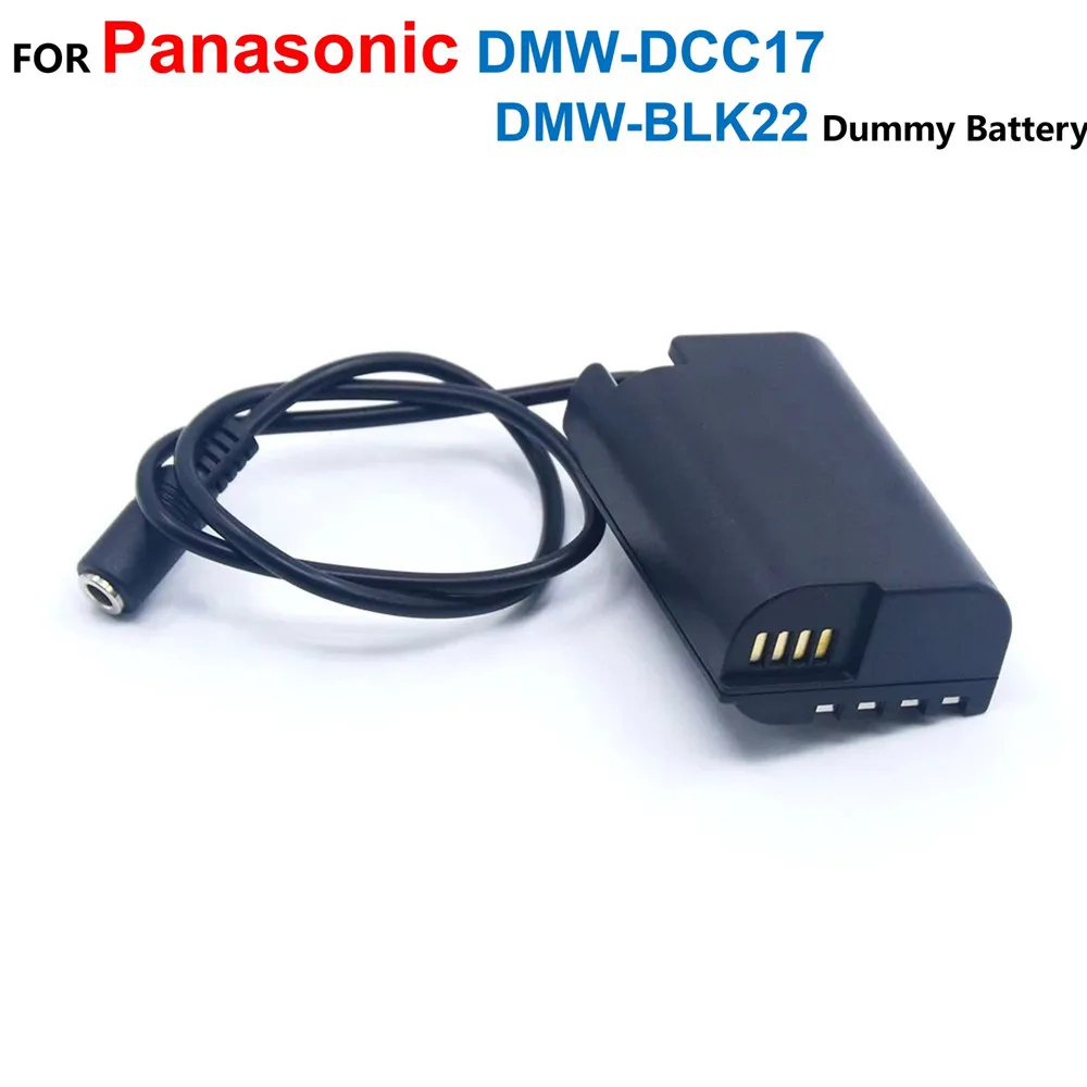DMWDCC17 DC Coupler Adapter DMWBLK22 Dummy Battery For Panasonic Lumix S5 DCS5 DCS5K GH6 Camera
