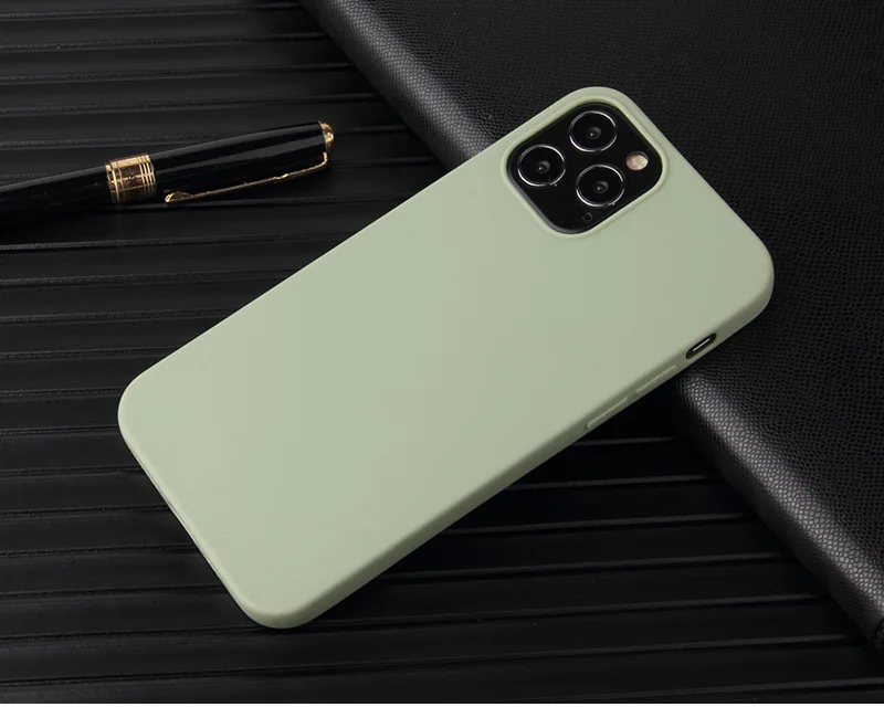 Matte Light Pink Soft Silicone TPU Phone Case