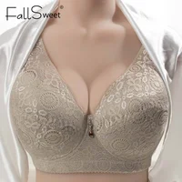FallSweet Plus Size Push Up Bras for Women Full Coverage Underwire  Bra Sexy Lace Brassiere - Image 3