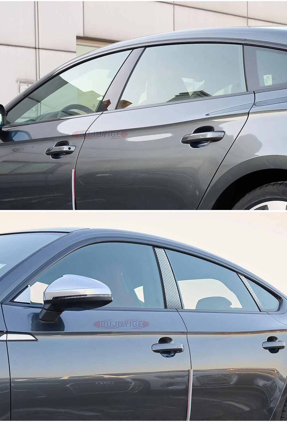 Für Honda CR-V CRV 2023-2024 Carbon-Faser Fenster-Türsäulen-Abdeckung B C Säulenverkleidung Aufkleber – Detail 6