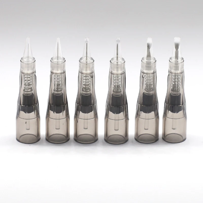 Aghi Per Cartucce Per Tatuaggi Microblading Da 20 Pezzi Sterilizzati 1R 7F Per Aghi Perforanti Universali Per Stampa Ad Ago Biotek Dermapen