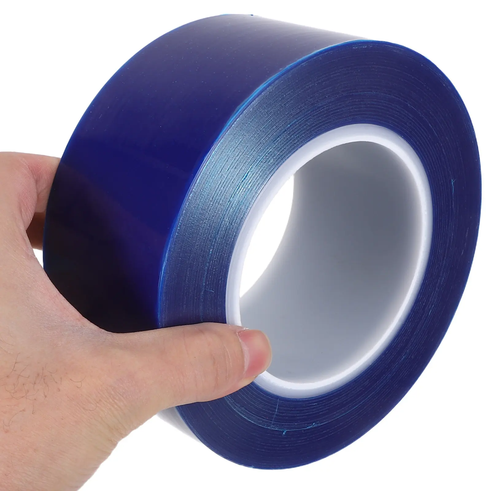 1롤 60mm 폭 휠 보호 테이프 (파란색 PE 자동차 타이어 엣지 보호 필름, 휠 림 필름, 자동차/오토바이 액세서리)