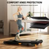 Under Desk Treadmill, Incline Walking Pad Treadmill 330lbs Capacity, 2.5HP Portable Treadmills for Home, Compact Treadmill Mini 1