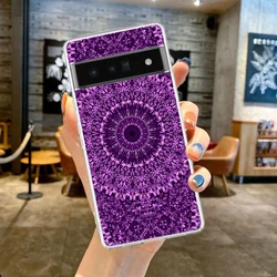 Mandala Flower Totem Shockproof Clear Silicone Phone Case - Pixel 4XL (B7)