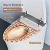 Bidet Toilet with Instant Warm Water,Heated Toilet Seat and Dryer,Smart Toilets with Built-in Bidet with Auto and Blackout Flush 4