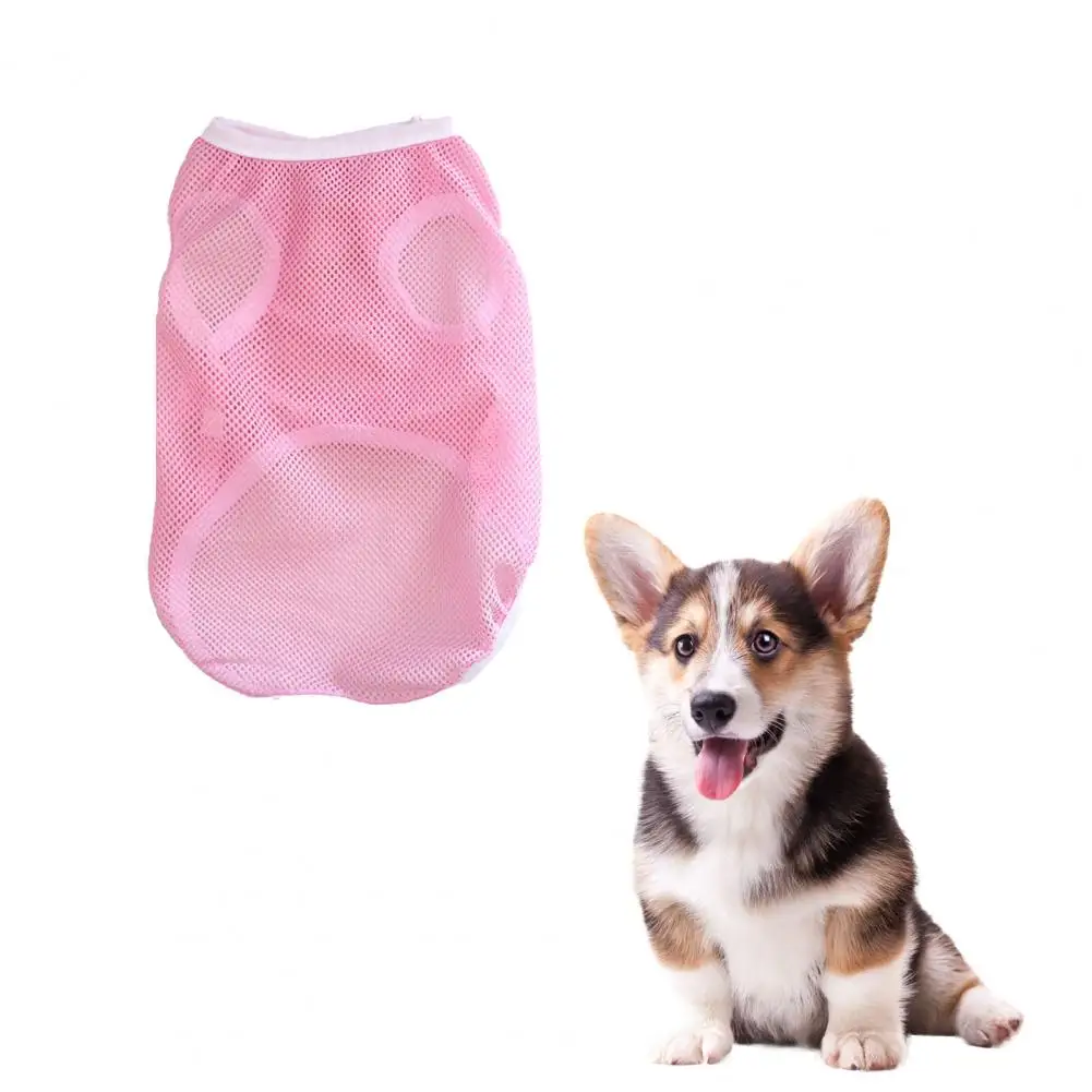 

Summer Pet Vest Breathable Mesh Pet Vest for Dogs Cats Comfortable Solid Color Shirt for Summer Soft Apparel Costume Supplies