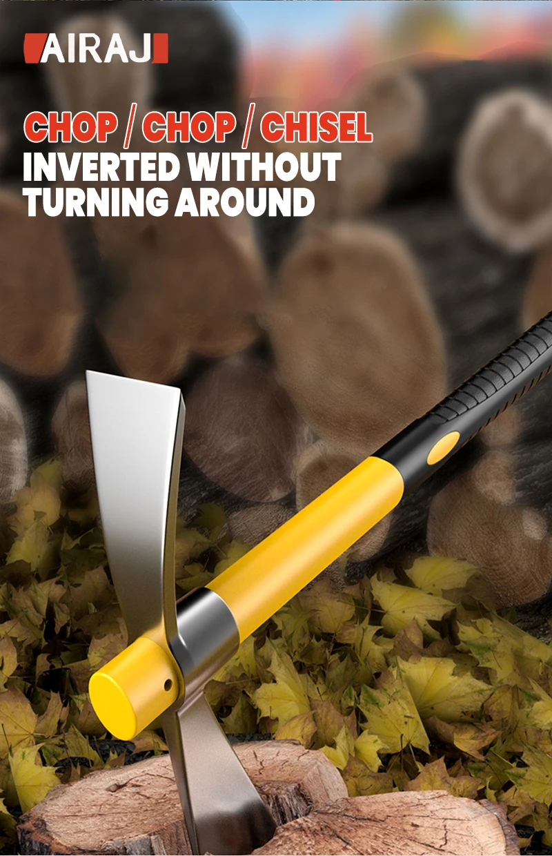 S377644fe6a1d4f828fc75a0630a73751f Multifunctional Garden Axe Outdoor Mountaineering Pick High Hardness Steel Casting Soil Loose Home Gardening Hand Tools Mallzona