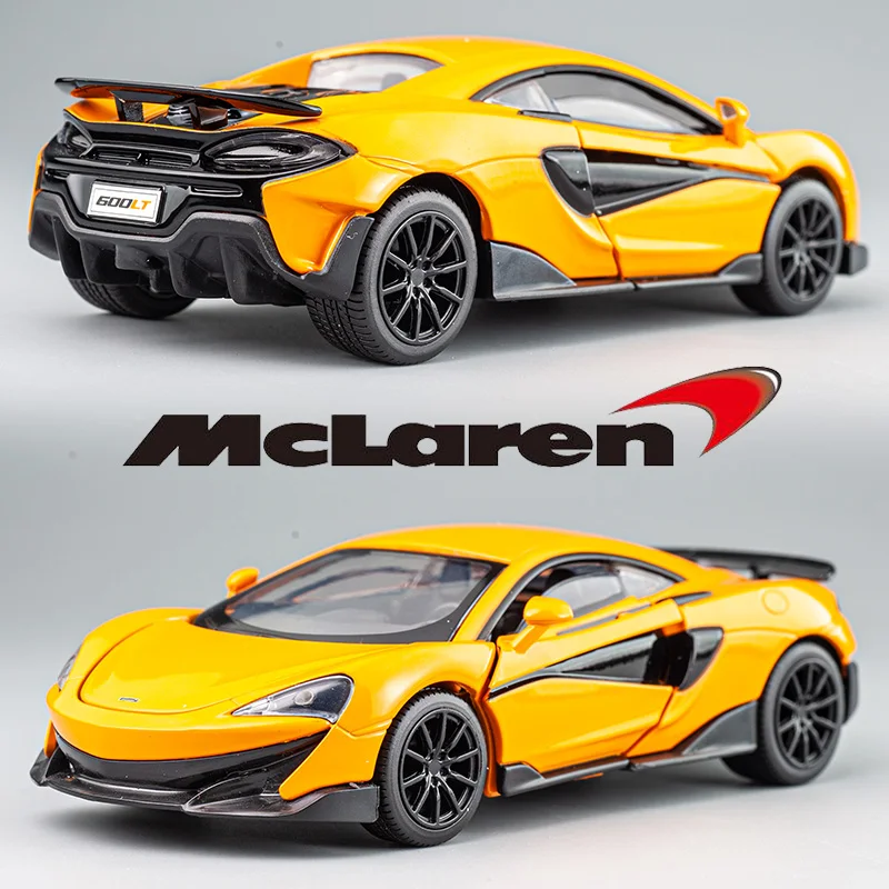 1:32 McLaren 600LT Alloy Sports Car Model Diecasts & Toy Vehicles Metal Toy Car Model High Simulation Collection Gift 5