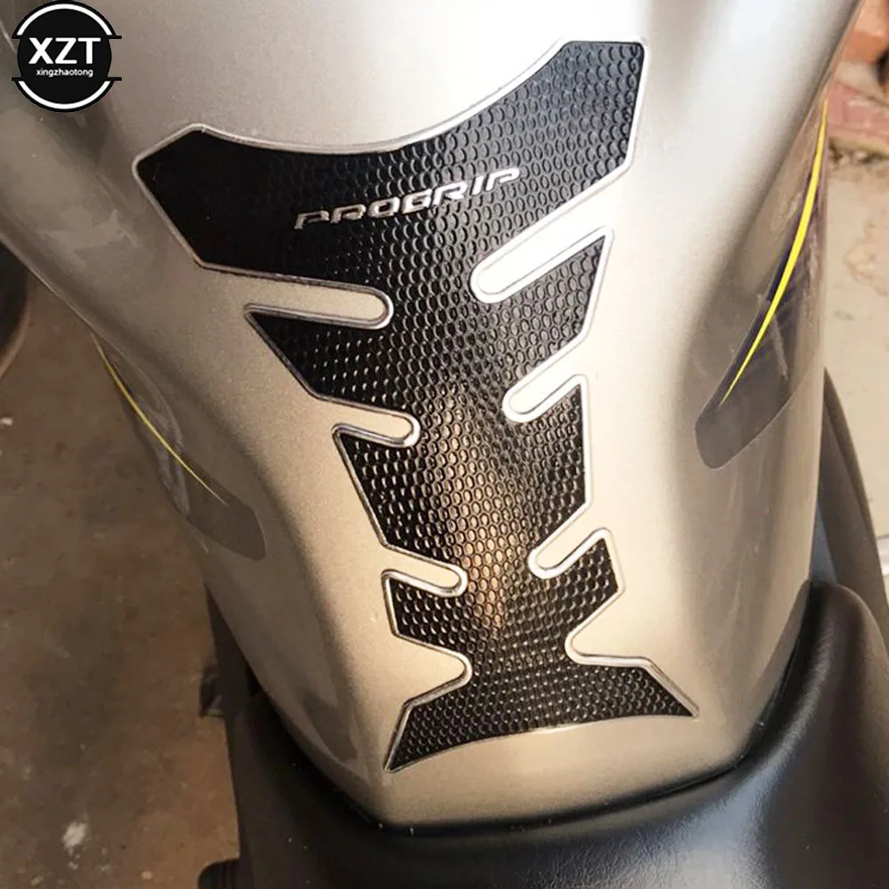 

1pcs 3D Carbon Fiber Fishbone Stickers Car Motorcycle Tank Pad Tankpad Protector For Motorcycle Universal Fishbone Universal Fit