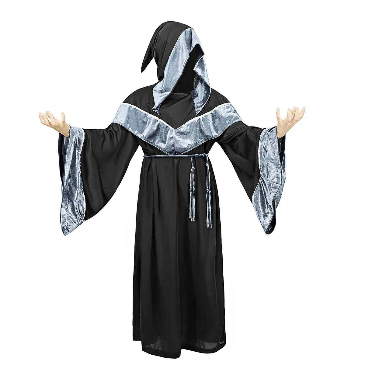 Adult Men Wizard Priest Outfit Dark Sorcerer Robe Monk Robe Religious ...