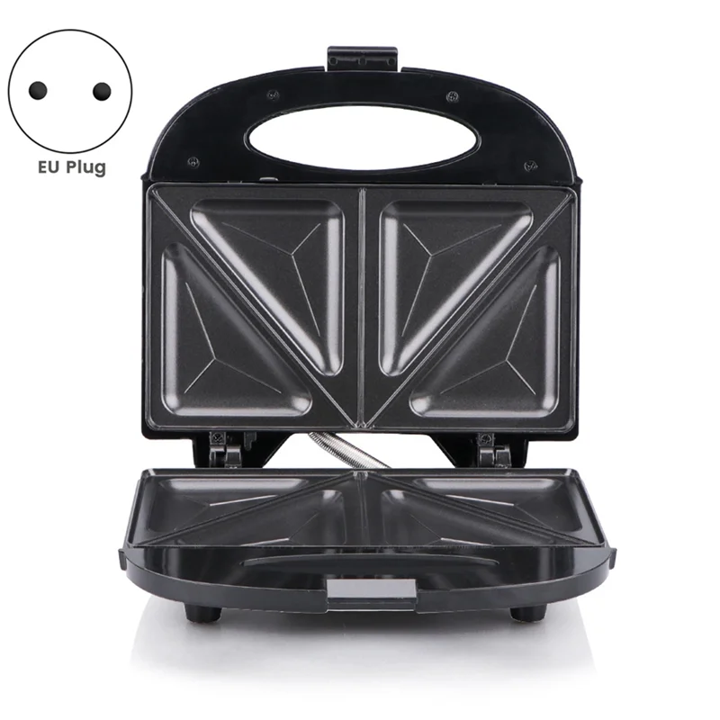 Sandwich Maker Grilled Cheese Machine Tuna,European Household Double Sided Heating Sandwich Maker EU Plug 4