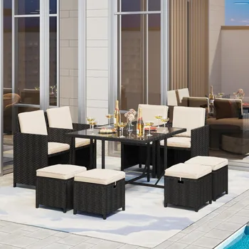 9-Piece Patio Dining Set 1