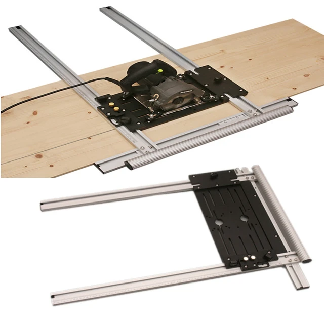 Sierra Circular eléctrica para mampostería, riel guía de corte, cortador de  Panel para 4-7 pulgadas, Base de corte precisa para BOSCH,Makita,AOBEN -  AliExpress