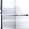 Semi-Frameless Sliding Shower Door, Clear Glass in Oil Rubbed Bronze,Tempered Glass, Aluminum 4