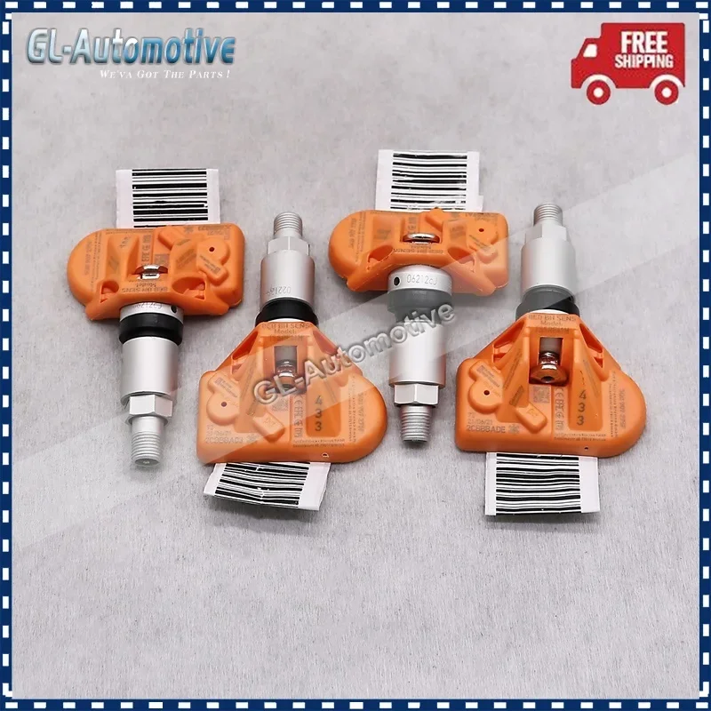 4x 433MHz TPMS Tire Pressure Sensors For Audi A4 A6 A8 & VW Touareg – Direct Fit