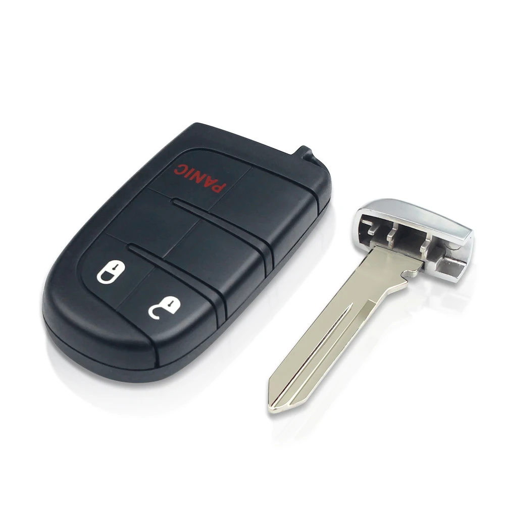 KEYYOU 2/3/4/5BTN Auto Smart Key Fall Shell Für Jeep Grand Cherokee Dodge Ram 1500 reise Ladegerät Dart Challenger Durango