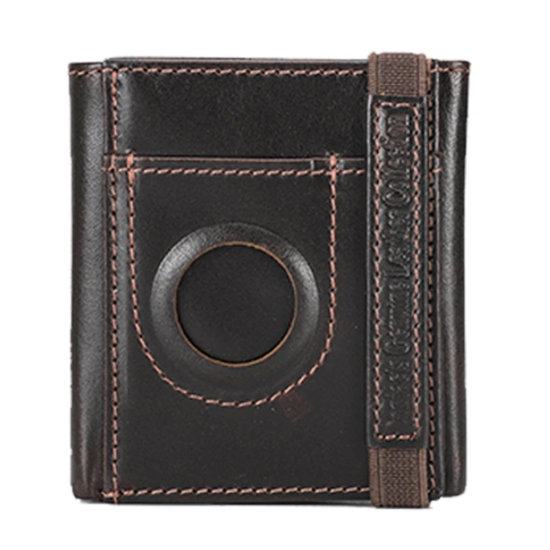 Men Leather Slim Trifold Wallet Rfid Casual Money Wallets Compatible