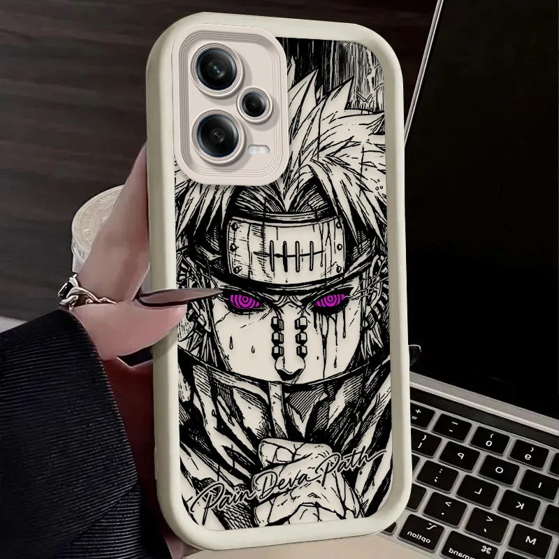 Anime-Inspired Cool Phone Case Featuring Naruto Akatsuki Design