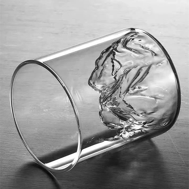 Japanese Mountain Whiskey Glass 1/2/4pcs 200/300ML Transparent Beer Water Cup For Bar Party Multipurpose Coffee Cup Glassware
