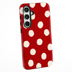 Chic Polka Dot Phone Case with Dual - Layer Protection - Galaxy S20 FE (BoDian001)