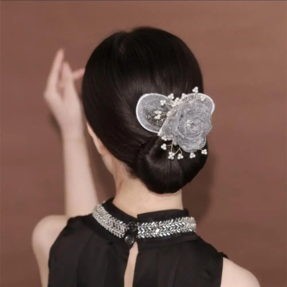 Hair Bun Creator Floral Hair Bun Maker Bigodino Set Per Le Donne Easy Roll Tool Per Lo Styling Dei Capelli Lunghi Lazy Deft Twister Accessori