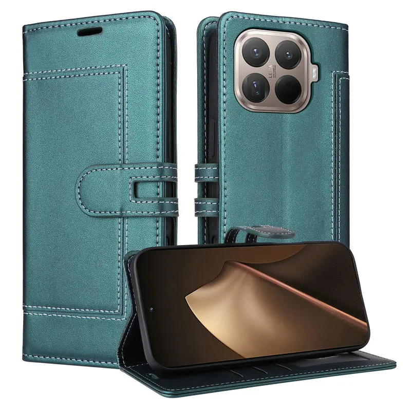 Enhanced Leather RFID Flip Case - 360° Protection Luxury Wallet Book Cover