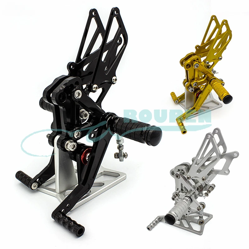 

Rear Set Stand Footpeg Motorcycle Rearset Footrest Foot Pedal Peg for Kawasaki Ninja H2 Adjustable Shift Lever Bracket Modified