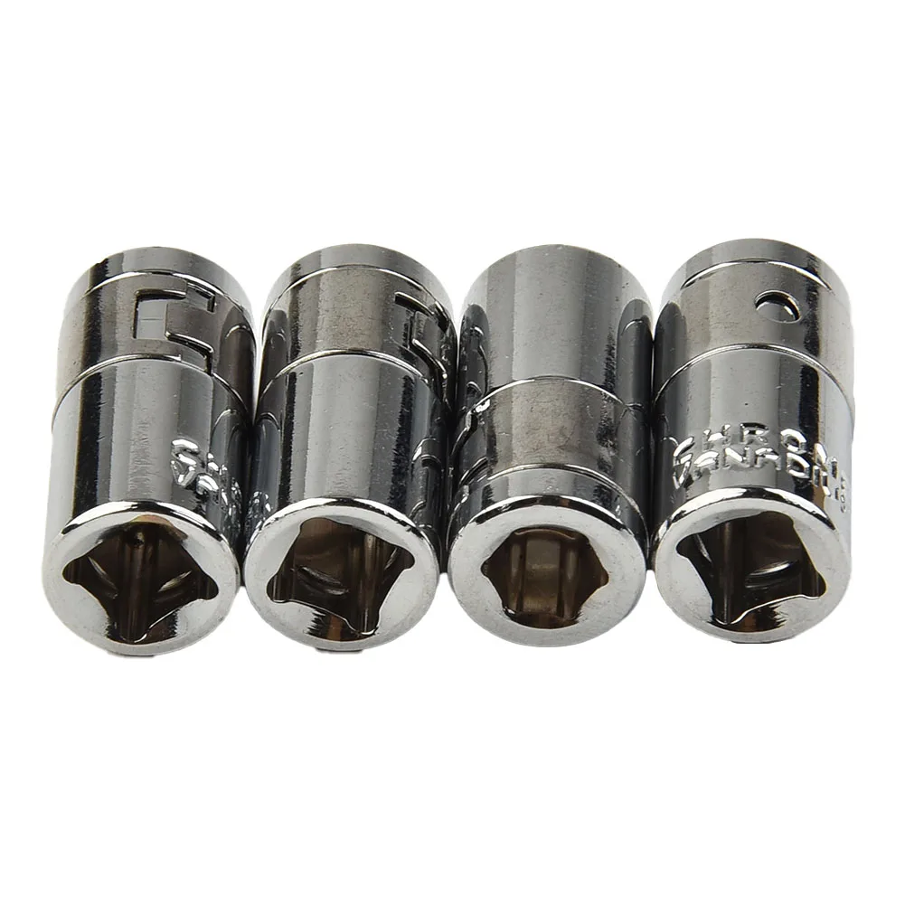 

High Quality Screwdriver Bit Adapter Converter 1/4" Square Hole To 1/4" Corrosion Resistance For Chamfer Converter