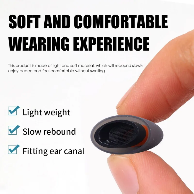 Silicone Replacement Ear Tips - Pack of 3 Pairs