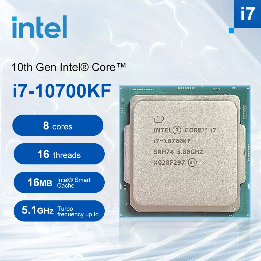 Intel NEW Core i7-10700KF i7 10700KF 3.8GHz Eight-Core 16-Thread CPU ...