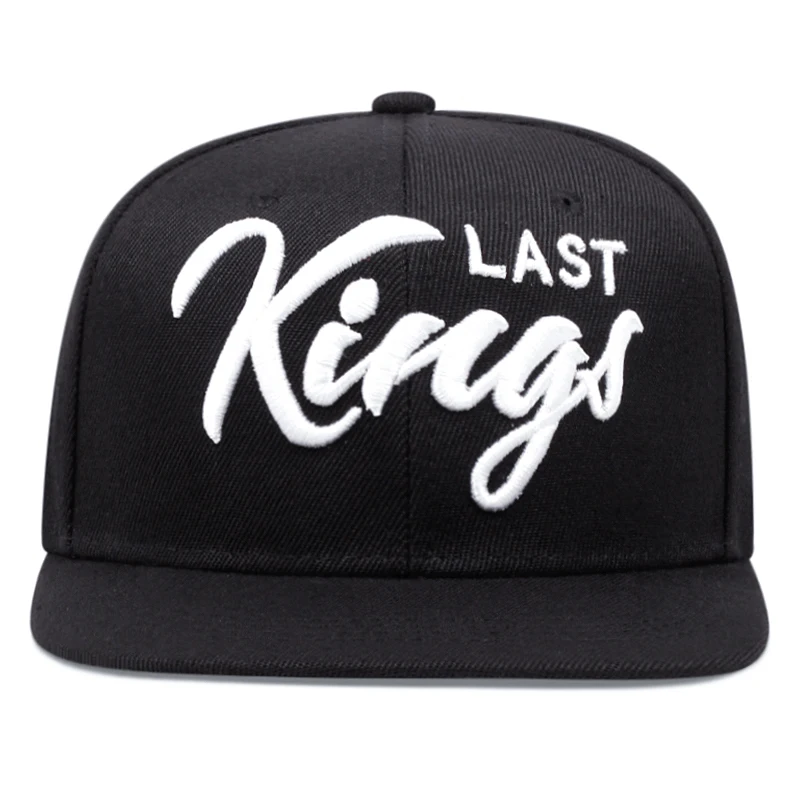 Kings Last Fashion Letter Embroidered Button Adjustable Men's and Women's Korean Hip Hop Sunshade Baseball Hat