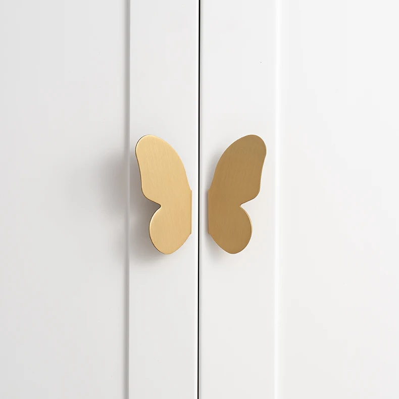 wardrobe drawer knob butterfly elegant handle