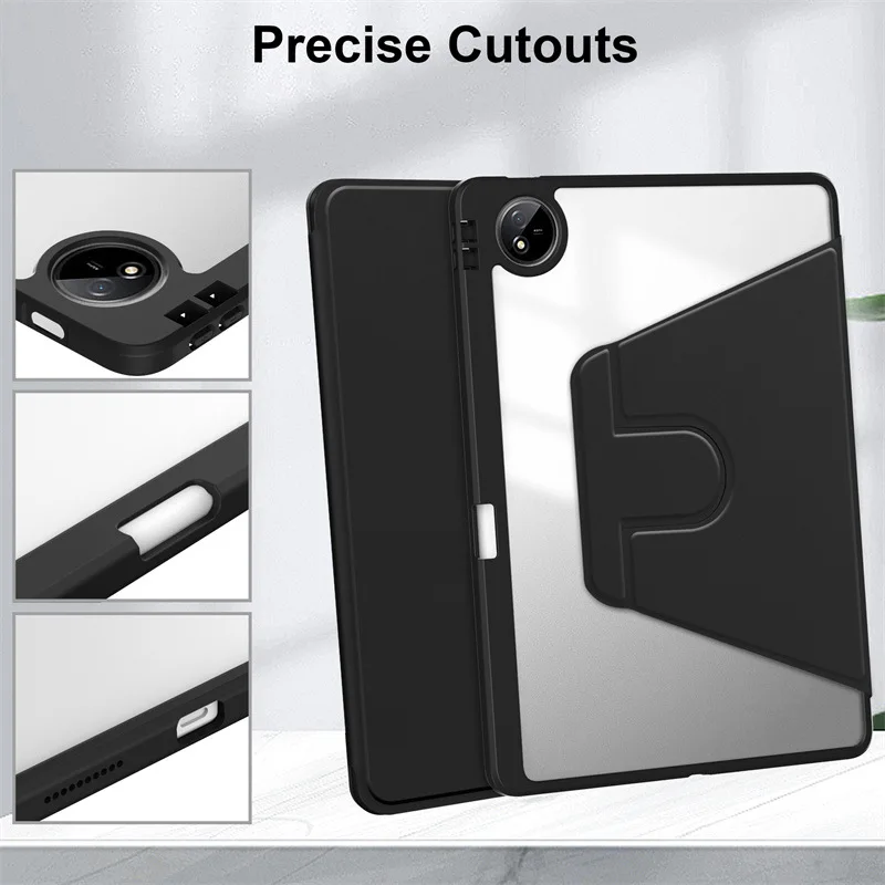 Acrylic Rotating Cover with Pencil Holder