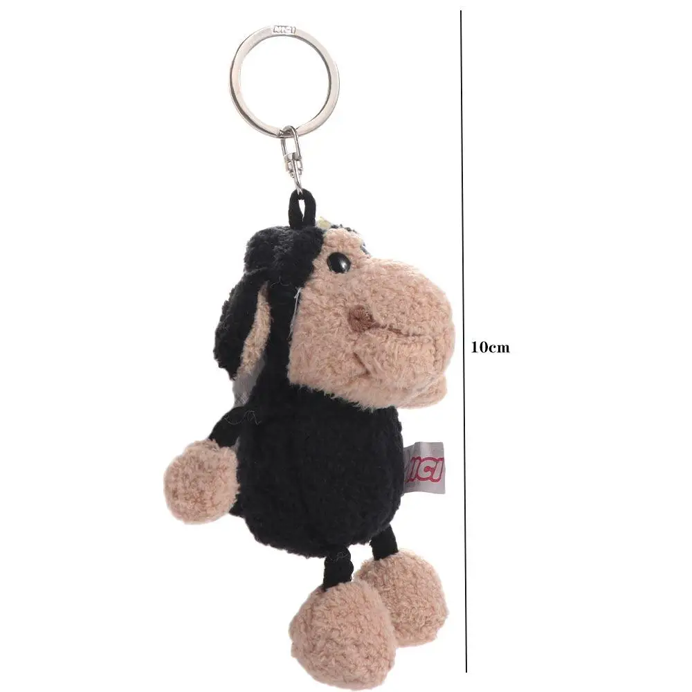 Pendant Alpaca Keychain Schoolbag Decoration Plush Alpaca Keyring Sheep Key Ring Soft Stuffed Pendant Alpaca Plush Keychain