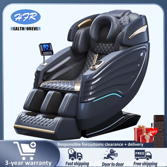 Full Body Professional 3D Zero Gravity Intelligent Electric Automatic Luxury Heating Shiatsu Massage Chair Rocking Sofa