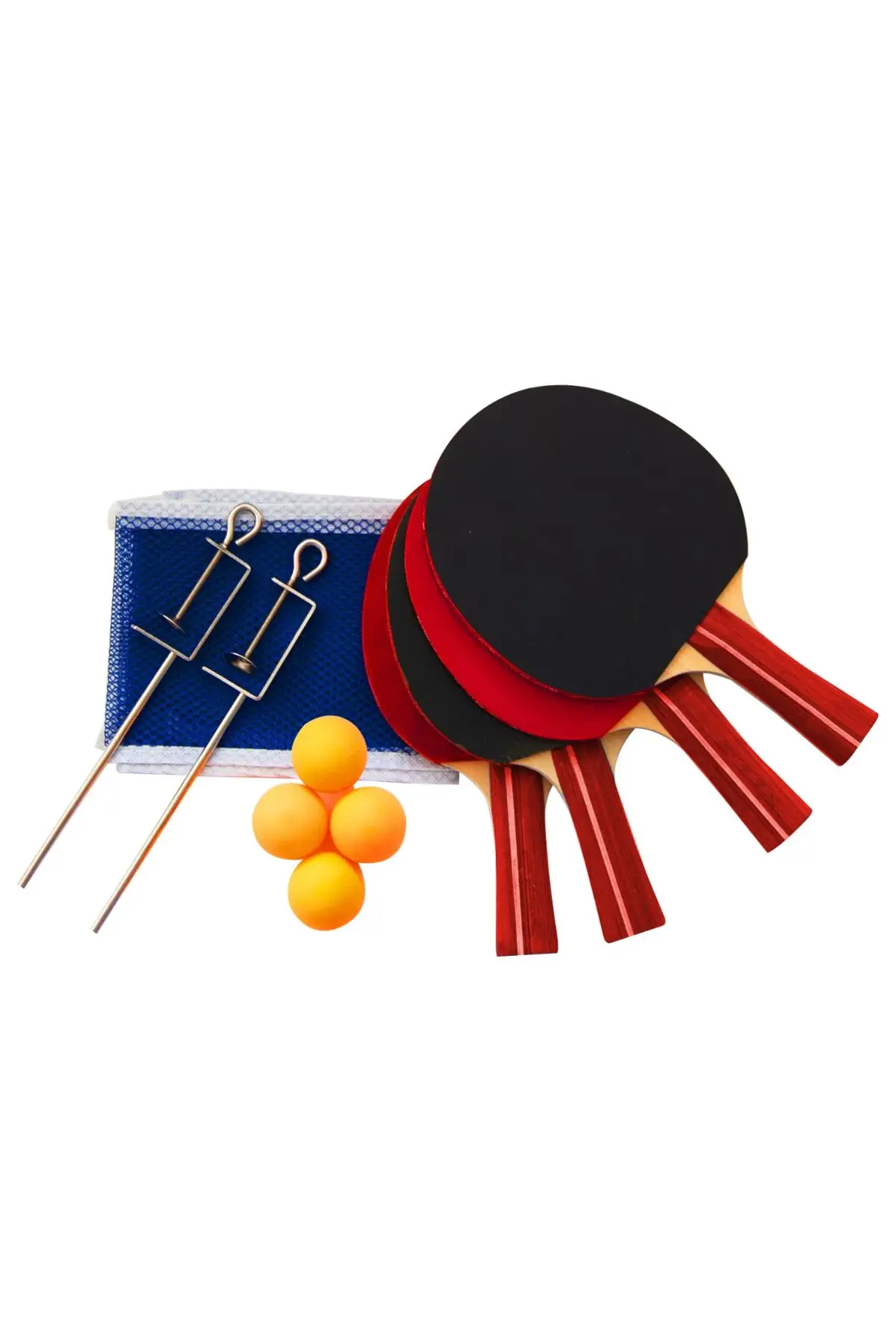 

** Table Tennis Set-4 Racket + Ping Pong Ball File-Iron Tennis Equipment & Accessories Sports Outdoor