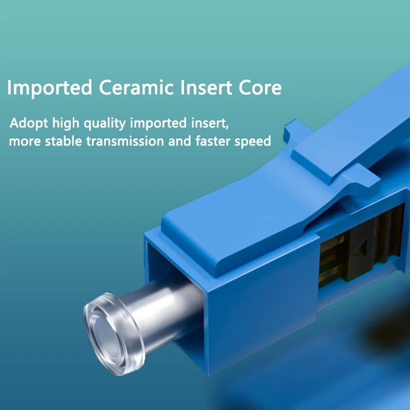 10-100pcs LC Fast Connector Single-mode Fiber Optic Quick Connector LC Embedded Type FTTH Fiber Optic Fast Connector