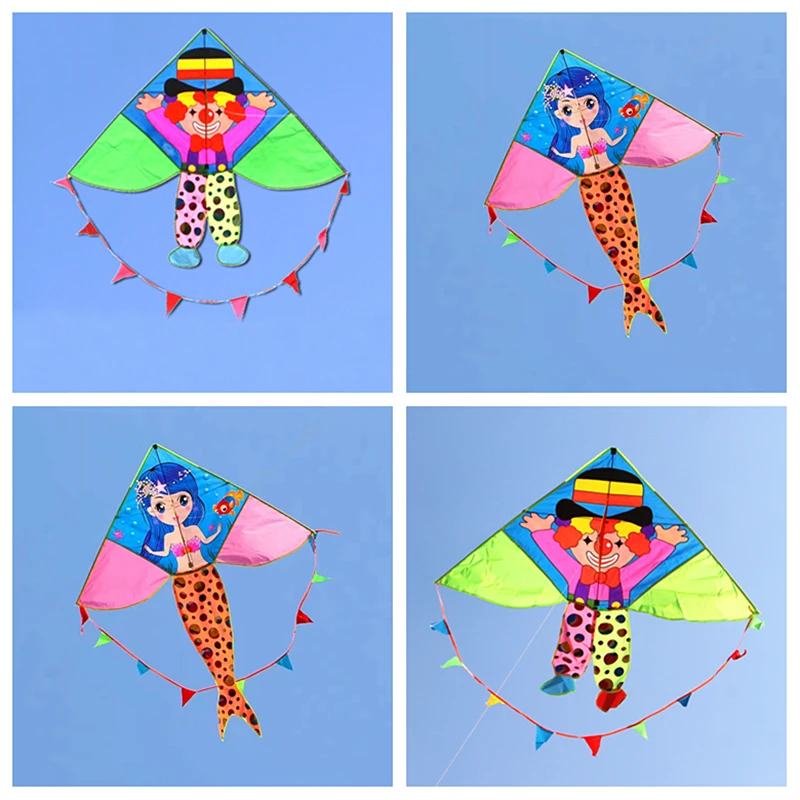 Free shipping cartoon kites flying toys for kids kites line nylon kites factory outdoor play toy windsurf kites for professional