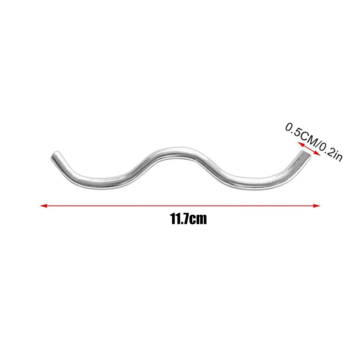 AED2-10Pcs 내구성 트램폴린 철 바 와이어 커넥터 후크 홈 점프 침대 W 후크 트램폴린 액세서리