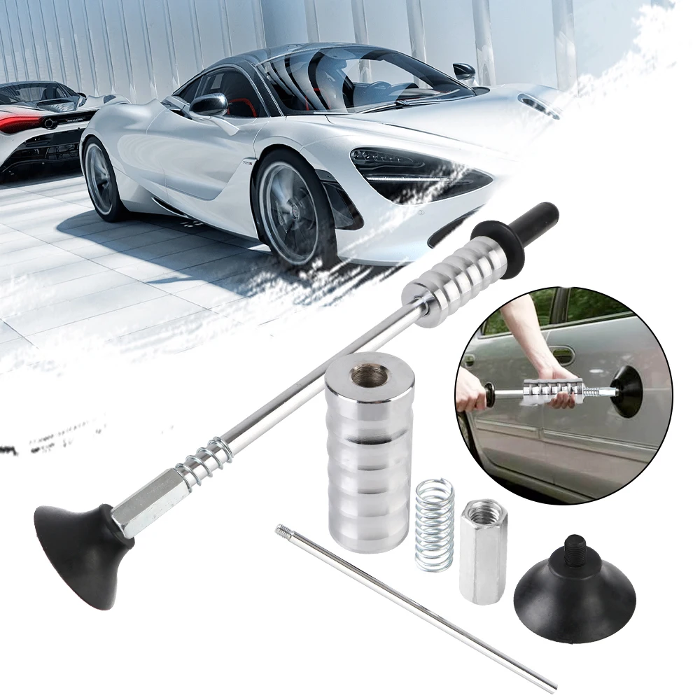 Outil de débosselage de carrosserie en métal et caoutchouc – Image 2