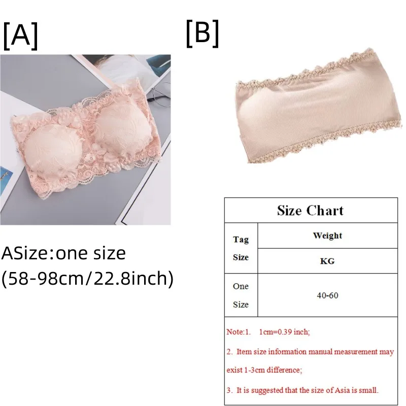 Lingerie Top Crop Sexy Women&rsquo;s Lace Floral Bralet Bra Bustier Back Closure Bandeau Crop Top Padded Bra Bralette Strapless Tube women lingerie bra