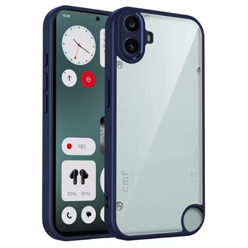 Enhanced Clear Matte Air Cushion Shockproof Silicone Bumper Phone Case