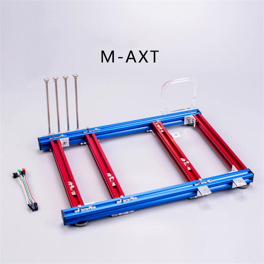 DIY Open Frame PC Chassis, Aluminum Computer Case, Supports MATX Motherboard, Excellent Cooling, Type-C Support