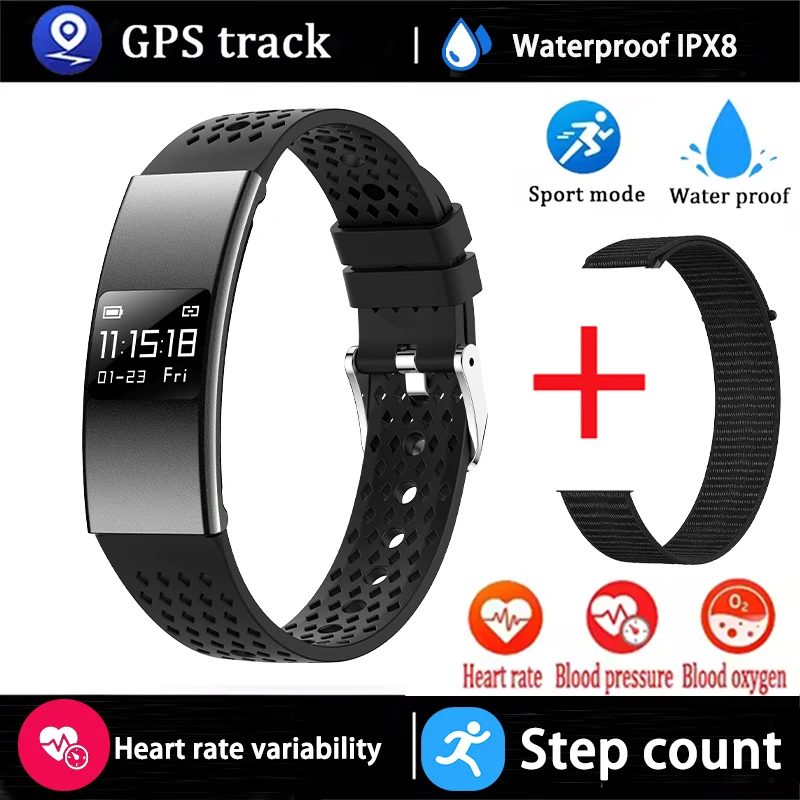 Premium Smart Fitness Tracker – Sleep Monitoring, 170+ Sports Modes, IPX8 Waterproof, Ideal Couple Fitness Gift